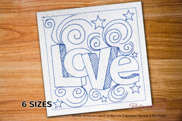 3D Love Design: A Thoughtful Embroidery Choice for Meaningful Gifts