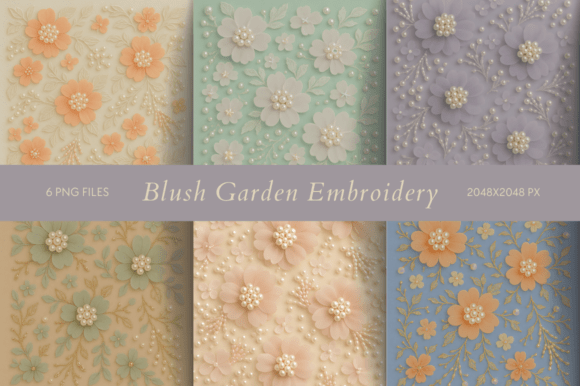 Blush Garden Embroidery