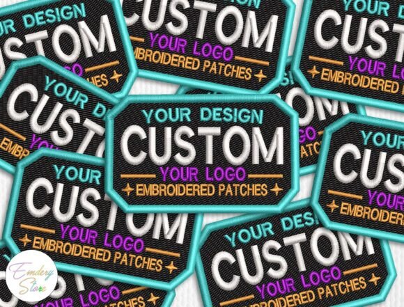 Custom Logo Embroidered Patch Design