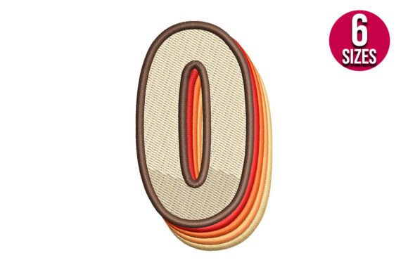 Retro Number Zero