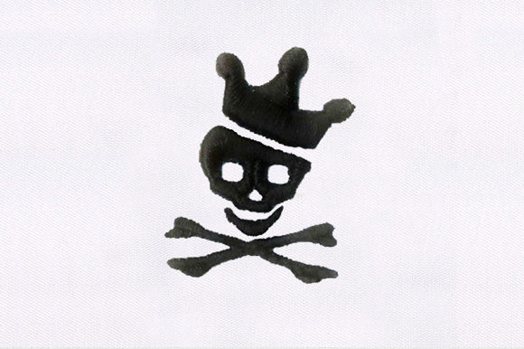 Skeleton 3D Puff Embroidery Design